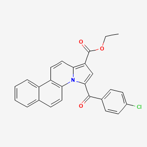 Ethyl 3-(4-chlorobenzoyl)benzo[f]pyrrolo[1,2-a]quinoline-1-carboxylate