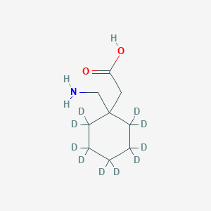 2-[1-(Aminomethyl)-2,2,3,3,4,4,5,5,6,6-decadeuteriocyclohexyl]acetic acid