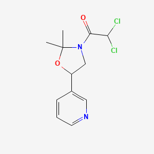 2,2-Dichloro-1-[2,2-dimethyl-5-(3-pyridinyl)-3-oxazolidinyl]ethanone