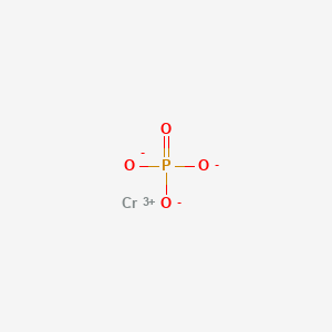 molecular formula CrPO4<br>CrO4P B1204742 Chromic phosphate CAS No. 7789-04-0