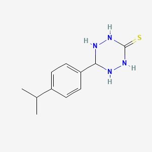 6-(4-Isopropylphenyl)-1,2,5,6-tetrahydro-1,2,4,5-tetraazine-3-thiol