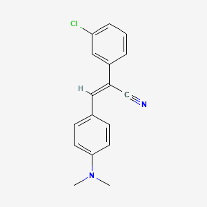 2-(3-Chlorophenyl)-3-(4-(dimethylamino)phenyl)acrylonitrile