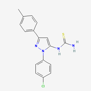 1-(1-(4-Chlorophenyl)-3-p-tolyl-1H-pyrazol-5-yl)thiourea