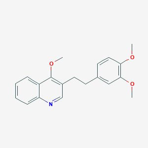 3-[2-(3,4-Dimethoxyphenyl)ethyl]-4-methoxyquinoline