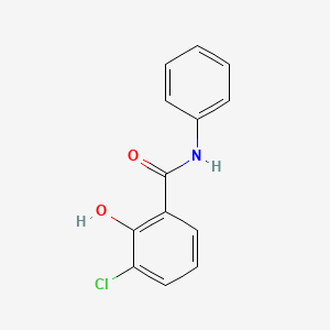 molecular formula C13H10ClNO2 B1204762 3-Chlorosalicylanilide 