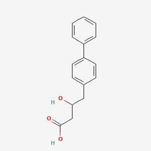 3-Hydroxy-4-(4-phenylphenyl)butanoic acid