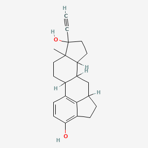 molecular formula C22H26O2 B1204780 17alpha-Ethynyl-4,6beta-ethanoestradiol CAS No. 62842-09-5