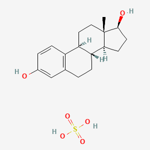 Estra-1,3,5(10)-triene-3,17-diol (17beta)-, hydrogen sulfate