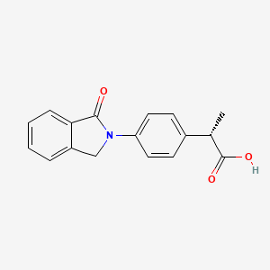 molecular formula C17H15NO3 B1204784 Dexindoprofen CAS No. 53086-13-8