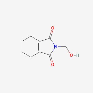 molecular formula C9H11NO3 B1204790 N-Hydroxymethyl-3,4,5,6-tetrahydrophthalimide CAS No. 4887-42-7