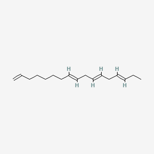 molecular formula C17H28 B1204792 1,8,11,14-Heptadecatetraene CAS No. 71046-96-3