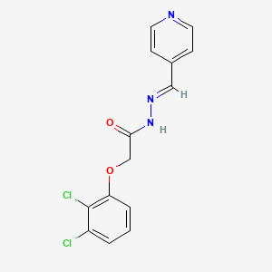 2-(2,3-Dichlorophenoxy)-N'-(4-pyridinylmethylene)acetohydrazide