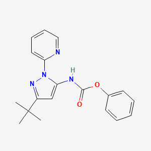 Phenyl 3-tert-butyl-1-(pyridin-2-yl)-1h-pyrazol-5-ylcarbamate