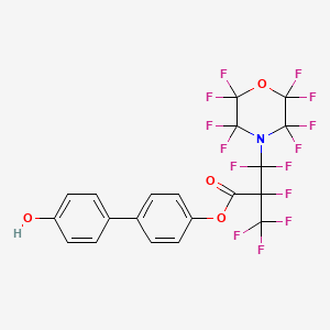 4'-Hydroxy[1,1'-biphenyl]-4-yl 2-[perfluoro-4-morpholinylmethyl]-perfluoropropanoate