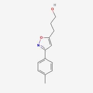 3-(3-p-Tolylisoxazol-5-yl)propan-1-ol