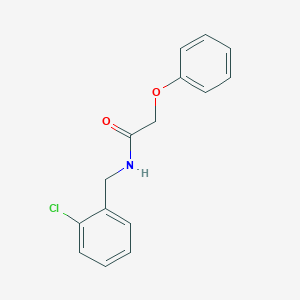 N-[(2-chlorophenyl)methyl]-2-phenoxyacetamide