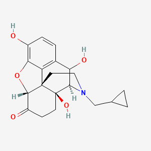 (5alpha)-17-(Cyclopropylmethyl)-3,10,14-trihydroxy-4,5-epoxymorphinan-6-one