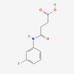 B1204814 4-(3-Fluoroanilino)-4-oxobutanoic acid CAS No. 25589-40-6