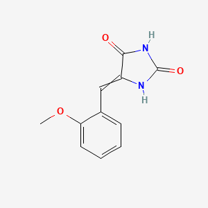 molecular formula C11H10N2O3 B1204820 5-(2-Methoxy-benzylidene)-hydantoin 