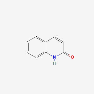molecular formula C9H7NO B1204825 2-Hydroxyquinoline CAS No. 59-31-4