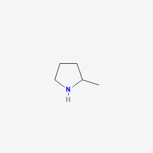 molecular formula C5H11N B1204830 2-Methylpyrrolidine CAS No. 765-38-8