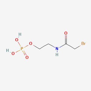 molecular formula C4H9BrNO5P B1204834 N-Bromoacetylethanolamine phosphate CAS No. 52011-43-5
