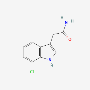 2-(7-chloro-1H-indol-3-yl)acetamide