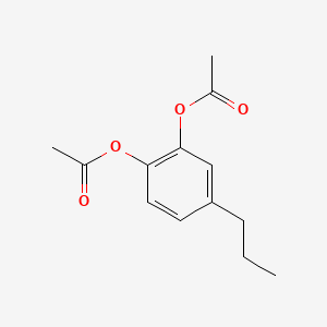 molecular formula C13H16O4 B1204845 1,2-Diacetoxy-4-propylbenzene CAS No. 89266-70-6