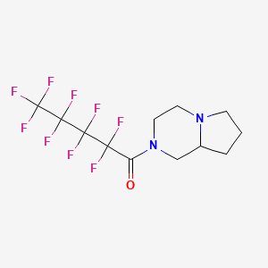 2-(2,2,3,3,4,4,5,5,5-Nonafluoropentanoyl)octahydropyrrolo(1,2-A)pyrazine