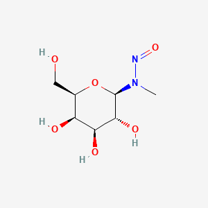molecular formula C7H14N2O6 B1204850 N-Methyl-N-nitroso-beta-D-galactosylamine CAS No. 31364-57-5