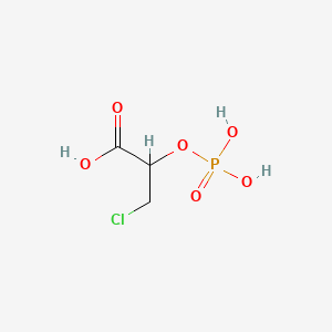 molecular formula C3H6ClO6P B1204853 3-Chloro-2-phospholactic acid CAS No. 35850-22-7
