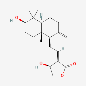 molecular formula C20H30O4 B12048662 deoxyandrographolide, AldrichCPR 