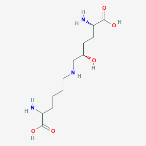 molecular formula C12H25N3O5 B1204878 delta-Hydroxylysylnorleucine CAS No. 21895-67-0
