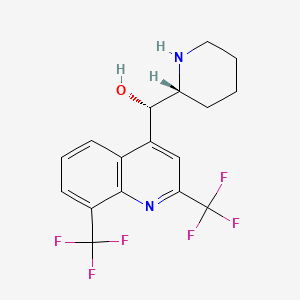 molecular formula C17H16F6N2O B1204883 Mefloquine hydrochloride CAS No. 51742-87-1
