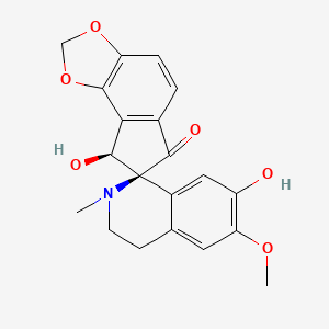 molecular formula C20H19NO6 B1204893 Corpaine 