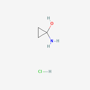 molecular formula C3H8ClNO B1204908 1-Aminocyclopropanol hydrochloride CAS No. 58939-46-1