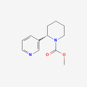 molecular formula C12H16N2O2 B1204913 N'-Carbomethoxyanabasine CAS No. 56078-09-2