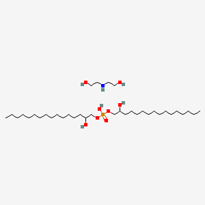 Bis(2-hydroxyethyl)ammonium bis(2-hydroxyhexadecyl) phosphate