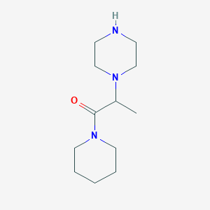 2-(Piperazin-1-YL)-1-(piperidin-1-YL)propan-1-one