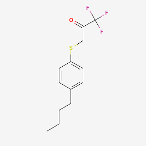 3-(4'-Butylphenylthio)-1,1,1-trifluoropropan-2-one