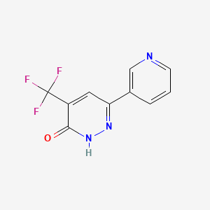 3-Hydroxy-6-(3-pyridinyl)-4-(trifluoromethyl)pyridazine