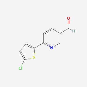 6-(5-Chloro-2-thienyl)nicotinaldehyde