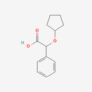 2-(Cyclopentyloxy)-2-phenylacetic acid