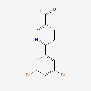 6-(3,5-Dibromo-phenyl)-pyridine-3-carbaldehyde