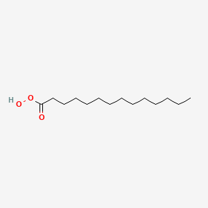 B1204958 Tetradecaneperoxoic acid CAS No. 19816-73-0