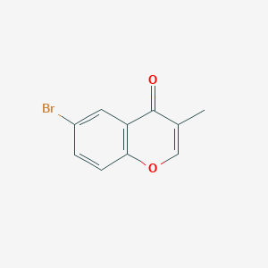 molecular formula C10H7BrO2 B12049592 6-Bromo-3-methyl-4H-chromen-4-one 