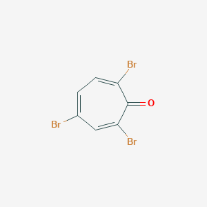 molecular formula C7H3Br3O B12049675 2,4,7-Tribromotropone CAS No. 29798-82-1