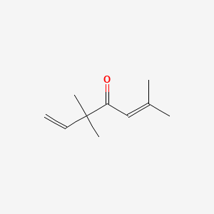 molecular formula C10H16O B1204985 3,3,6-Trimethylhepta-1,5-dien-4-one CAS No. 546-49-6