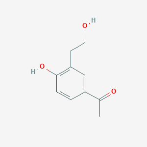 1-[4-Hydroxy-3-(2-hydroxyethyl)phenyl]ethanone