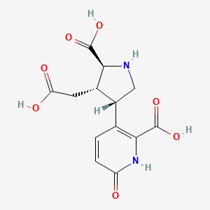 molecular formula C13H14N2O7 B1204992 Acromelic acid B CAS No. 86630-10-6